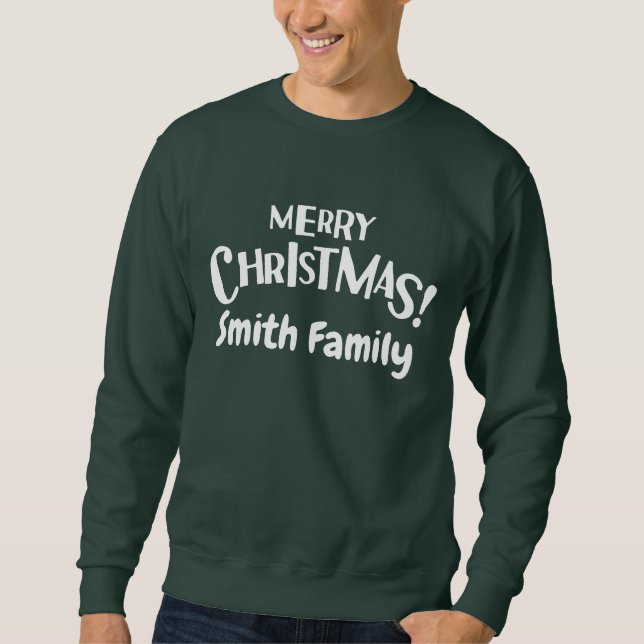 Moletom Natal personalizado (Frente)