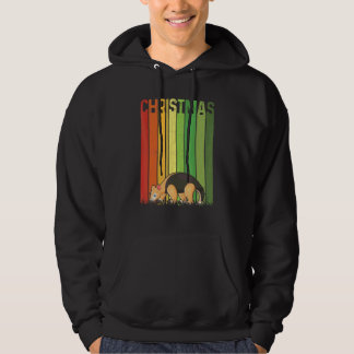 Moletom Natal Retro Aardvark Fofo Grupo Combinando Xmas 