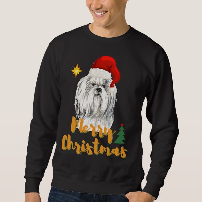 Moletom Natal Shih Tzu (Frente)