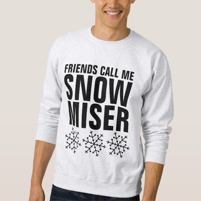 Moletom NATALgracioso NEVE MISER T-SHIRTS (Frente)