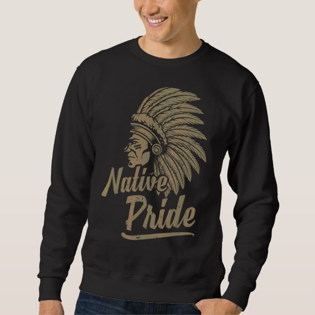 Moletom Native Pride Native Indians Indígenas Pessoas Nati (Frente)