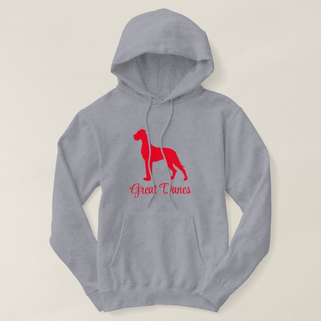 Moletom Natural Great Dane (Frente do Design)