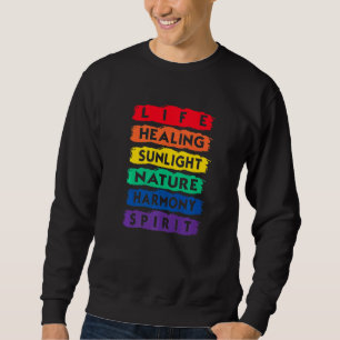 Moletom Natureza De Curamento De Vida Harmoney Spirit Lgbt
