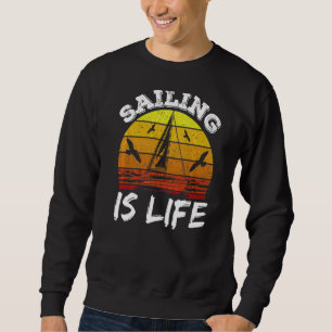 Moletom Navegar É A Vida Capitão Sailboat Sailboat Sail