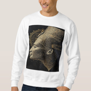 Moletom Nefertiti Silhueta Moderna Arte Linear