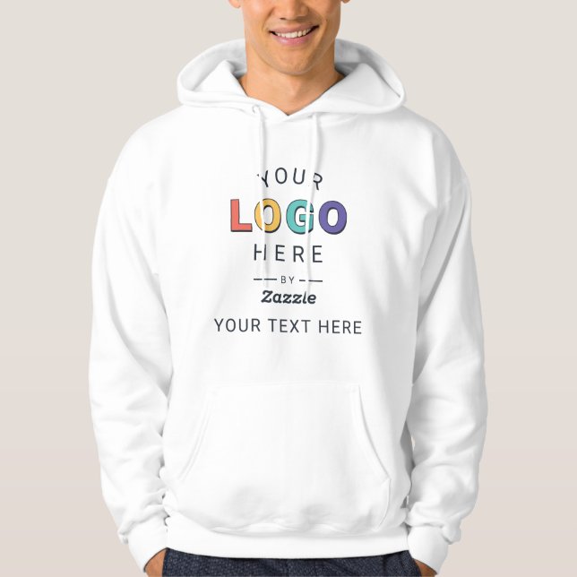 Moletom Negócios de Logotipo Personalizado (Frente)