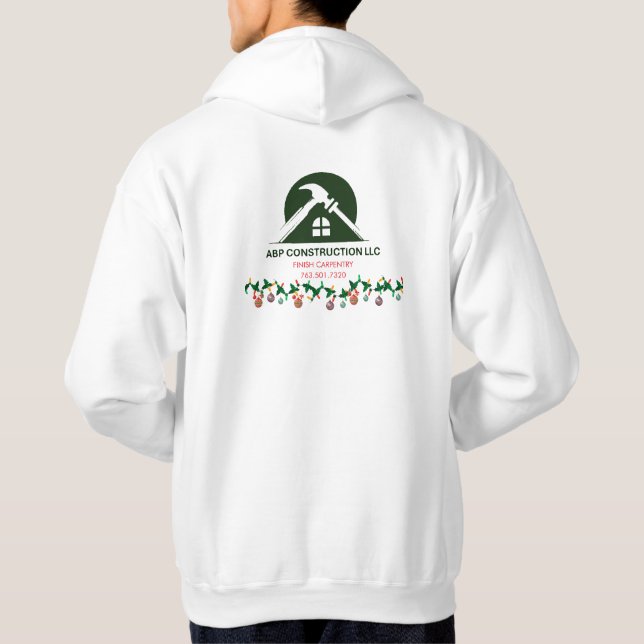 Moletom Negócios de Natal Construção ABP  (Verso)