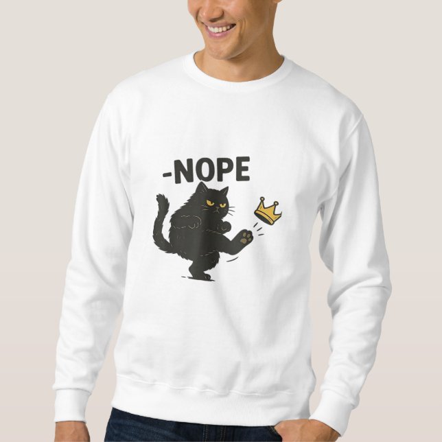 Moletom Nenhum Gato Rei Na América (Frente)