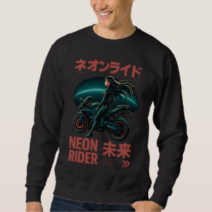 Moletom Neon Rider - Japonês Cyber Aestético