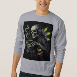 Moletom Neon Skeleton DJ Bass Waves
