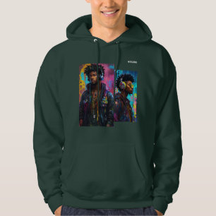 Moletom NeoNoir Nexus Sonhos Cyberpunk em Cores Vivas
