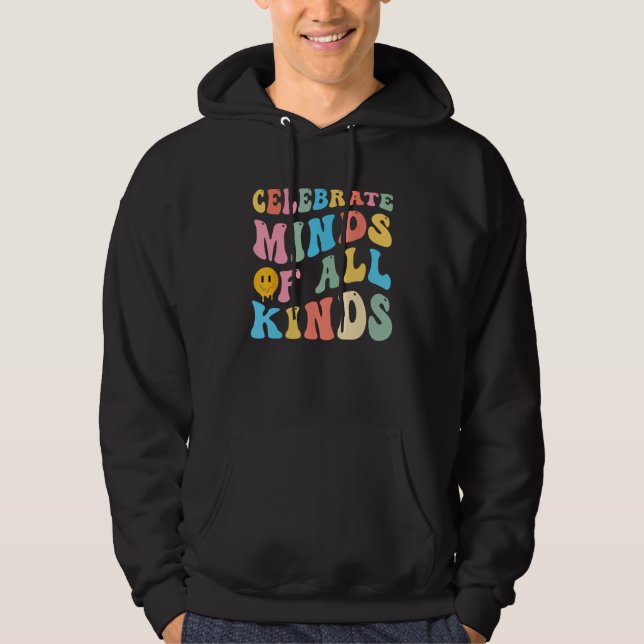 Moletom Neurodiversity Celebrate Minds Of All Kinds Autism (Frente)