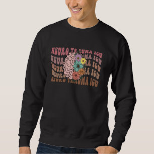 Moletom Neurologia Cerebral Floral UTI Trauma Neuro Groovy
