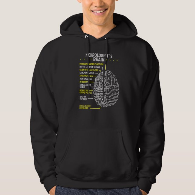 Moletom Neuroscience Brain Neurologist Neurologista Cienti (Frente)