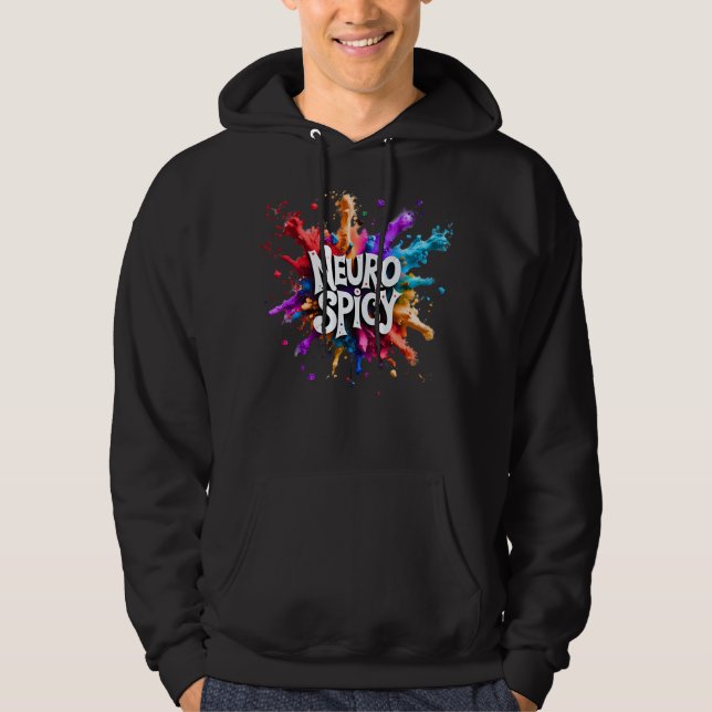 Moletom NEUROSPICY neurodiversidade autismo tda dislexia (Frente)