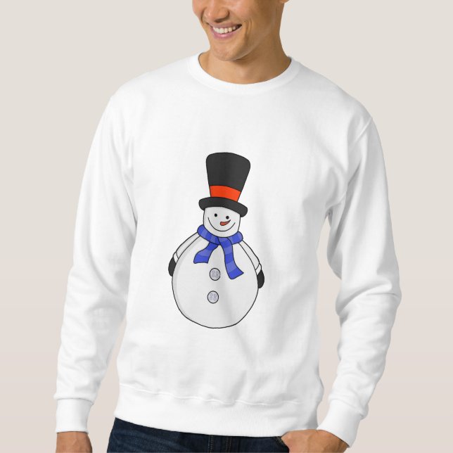 Moletom Neve com chapéu superior (Frente)