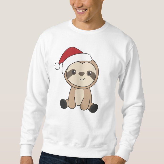 Moletom Neve de Natal Lenta Animais de inverno (Frente)