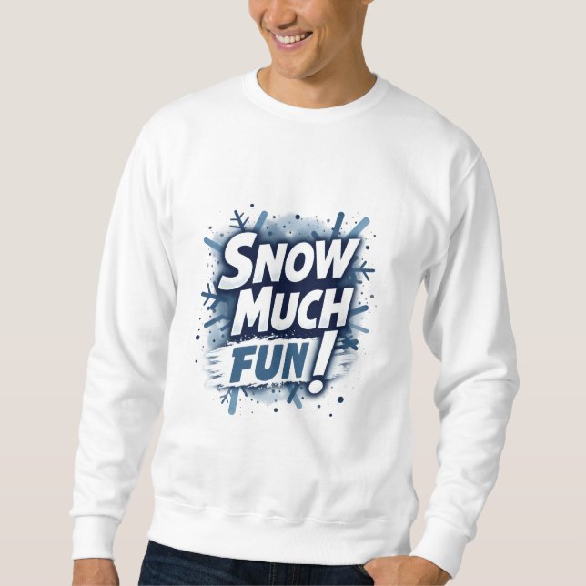 Moletom Neve muito divertida (Frente)