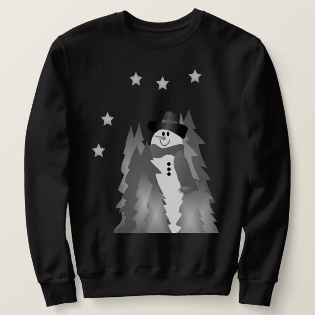 Moletom Neve Negra E Feriado Branco (Frente do Design)
