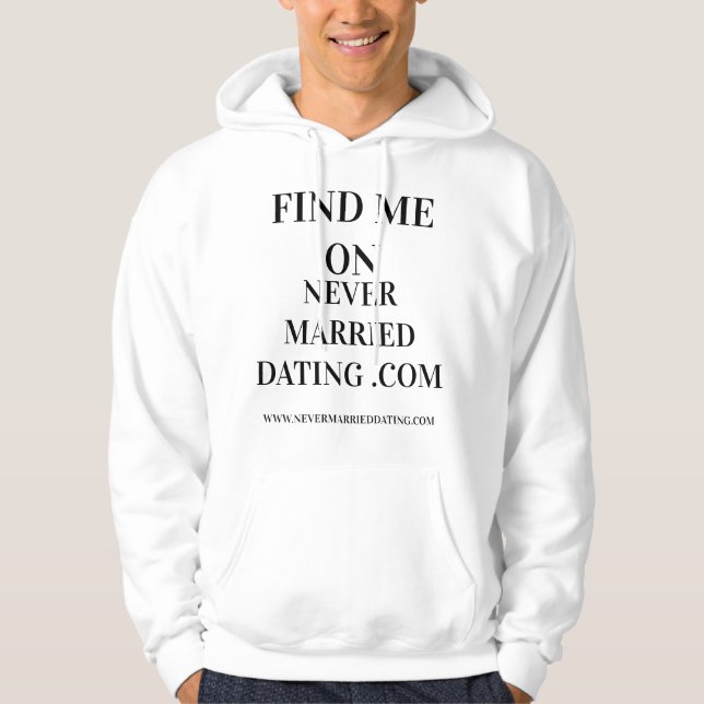 Moletom Never Married Dating Hoodie (Frente)