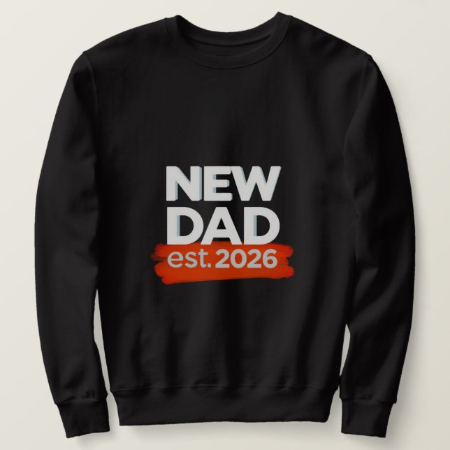 Moletom NEW DAD - est.2026 (Frente do Design)