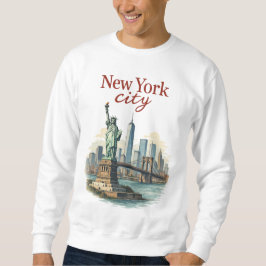 Moletom New York City – Iconic Statue & Skyline Sweatshirt