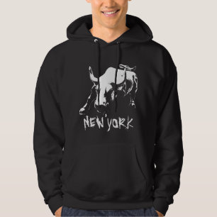 Moletom New York Souvenir Hoodie Bull NY Shirt Souvenir