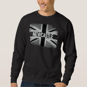 Moletom Newcastle British United Kingdom Black & White Fla