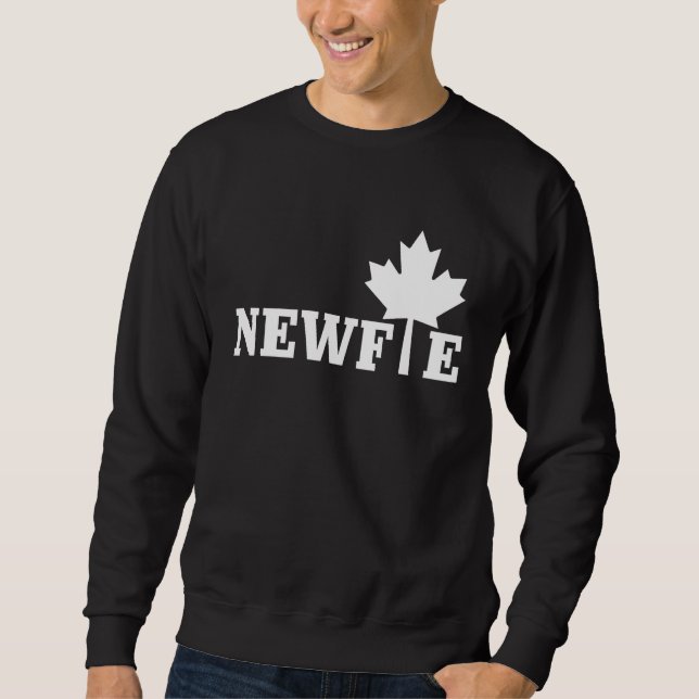 Moletom Newfoundland Newfie Maple Leaf Canada Canadian Fla (Frente)
