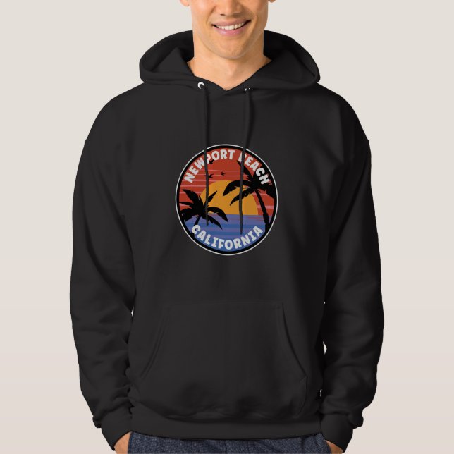 Moletom Newport Beach California Sunset Paradise (Frente)