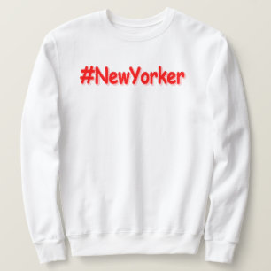 Moletom "#NewYorker " Design bonito. Comprar Agora