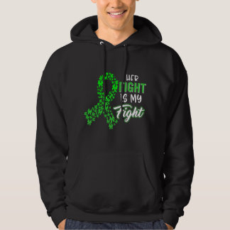 Moletom ney Disease Awareness Her Fight Green Ribbon Suppo