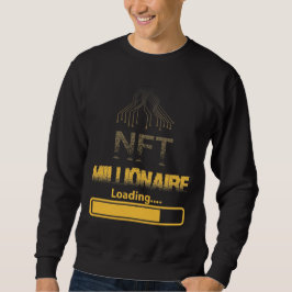 Moletom NFT Millionaire Carregando a Riqueza Cripto e a Ca