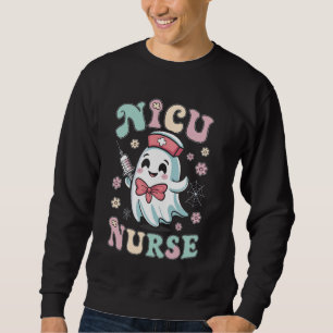 Moletom NICU Enfermeira Criança Roupa de Halloween