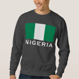 Moletom Nigéria com bandeira nigeriana (África Ocidental)