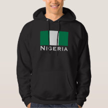 Nigéria com bandeira nigeriana (África Ocidental)
