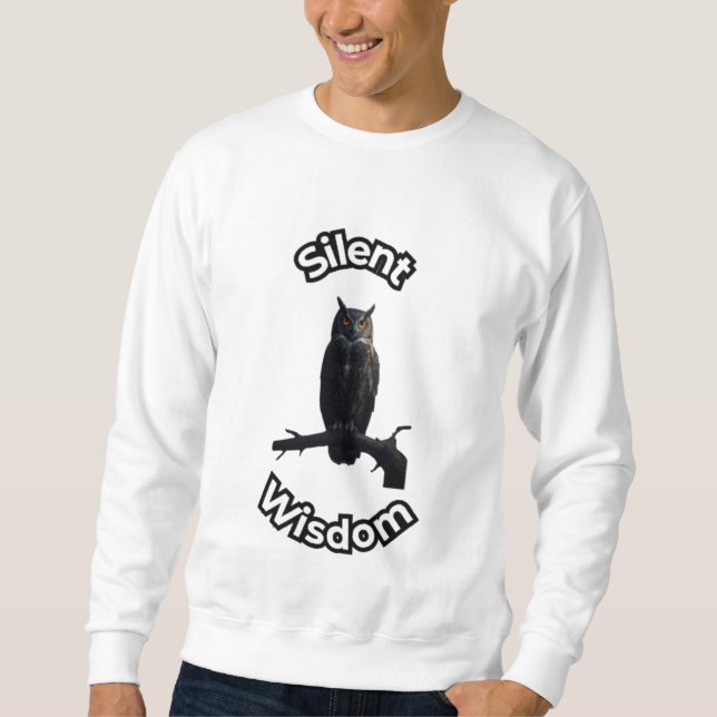 Moletom  **Night Forest Owl – Realistic Nocturnal Owl Illu (Frente)