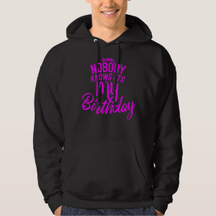 Moletom Ninguém sabe que é meu aniversário
