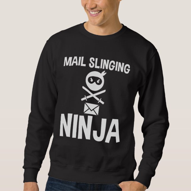 Moletom Ninja Arremessador de E-mail (Frente)