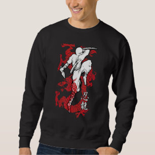 Moletom Ninja Dragon Culture Japonês Shinobi Warrior