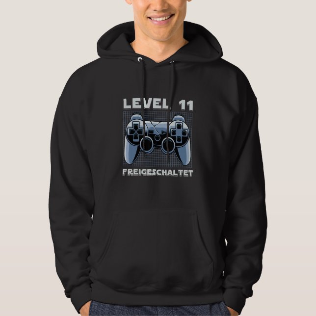 Moletom Nível 11 Freigeschaltet Achievement Level (Nível d (Frente)