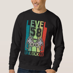 Moletom Nível 58 Vídeo Gamer 58º Aniversário