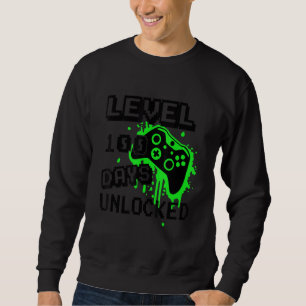 Moletom Nível de Vintagem Retroativa 100 Dias Gamer Boy De