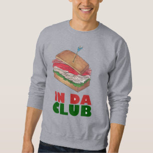 Moletom No Da Club Turkey Club Sandwich Engraçado Foodie D