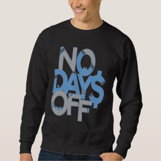 Moletom No Days Off Clothes & Gear Blue & Gray Print Motiv