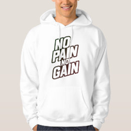 Moletom No Pain No Gain – Treino de Academia Motiv