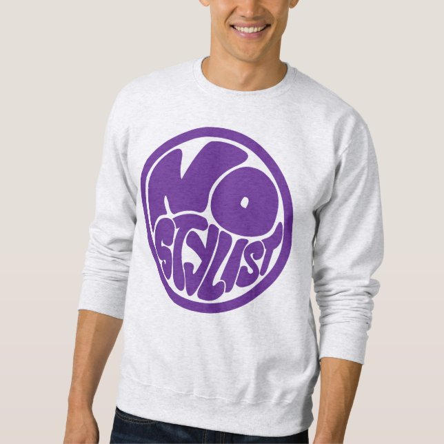 Moletom NO STYLIST single purp emblem T-Shirt (Frente)