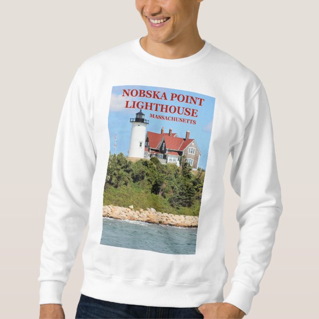 Moletom Nobska Point Lighthouse, Massachusetts Sweatshirt (Frente)