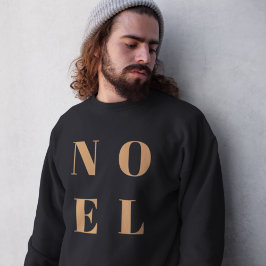 Moletom Noel preto e Dourado | Trendy Na moda Natal
