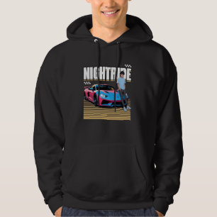 Moletom Noite de Ride Japonês Supercar Noite Design